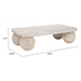 Zuo Camakat Coffee Table Natural - Bed & Sofa Hub