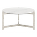 Zuo Barmas Coffee Table White & Silver - Bed & Sofa Hub