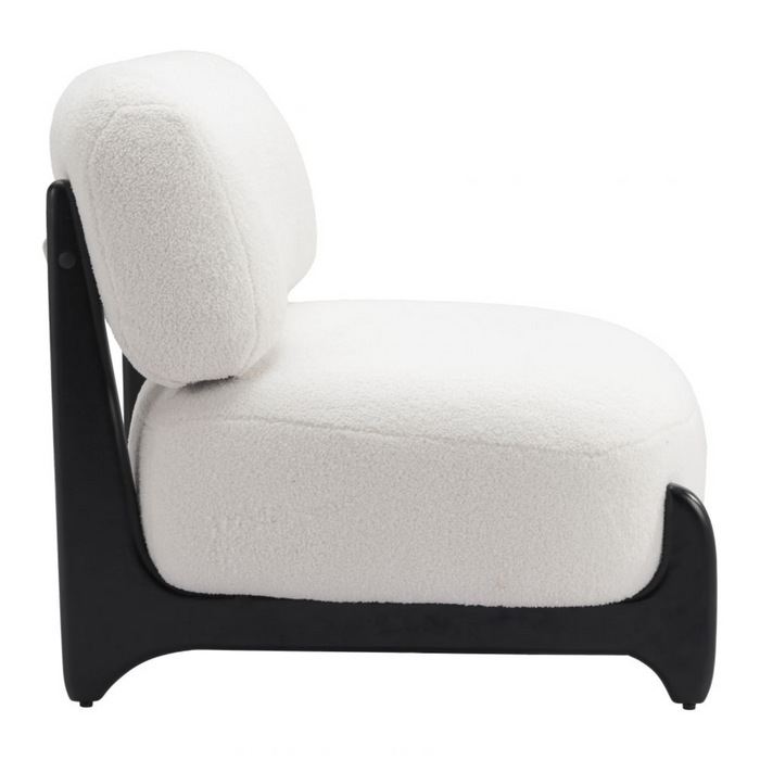 Zuo Bombo Accent Chair White - Bed & Sofa Hub