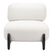 Zuo Bombo Accent Chair White - Bed & Sofa Hub