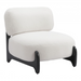 Zuo Bombo Accent Chair White - Bed & Sofa Hub