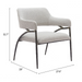 Zuo Vesterboro Accent Chair Gray - Bed & Sofa Hub