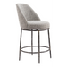 Zuo Nordhavn Swivel Counter Stool Gray - Bed & Sofa Hub