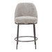 Zuo Nordhavn Swivel Counter Stool Gray - Bed & Sofa Hub