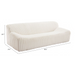 ZUO Osterbro Sofa Cream - Bed & Sofa Hub