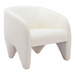 Zuo Lopta Accent Chair White - Bed & Sofa Hub