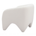 Zuo Lopta Accent Chair White - Bed & Sofa Hub