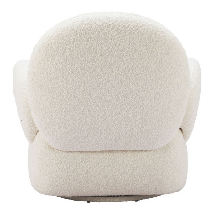 Zuo Pilka Swivel Chair White - Bed & Sofa Hub
