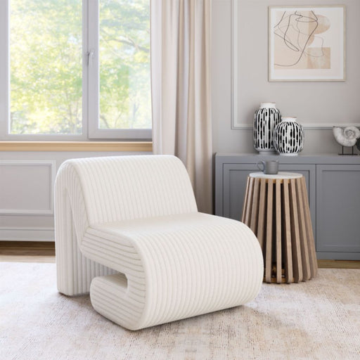 Zuo Opam Accent Chair White - Bed & Sofa Hub