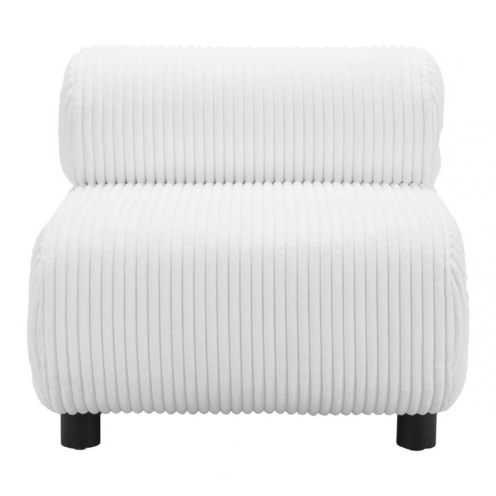 Zuo Rahat Accent Chair White - Bed & Sofa Hub