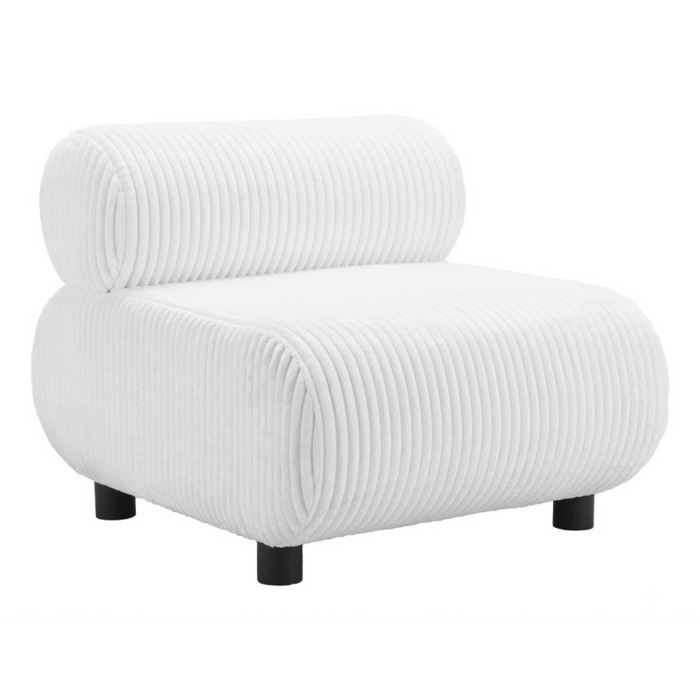 Zuo Rahat Accent Chair White - Bed & Sofa Hub
