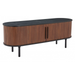 Zuo Koriana Entertainment Stand Black & Walnut - Bed & Sofa Hub