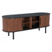 Zuo Koriana Entertainment Stand Black & Walnut - Bed & Sofa Hub