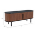 Zuo Koriana Entertainment Stand Black & Walnut - Bed & Sofa Hub