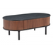 Zuo Koriana Coffee Table Black & Walnut - Bed & Sofa Hub