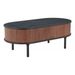 Zuo Koriana Coffee Table Black & Walnut - Bed & Sofa Hub