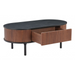 Zuo Koriana Coffee Table Black & Walnut - Bed & Sofa Hub