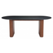 Zuo Lassig Dining Table Black & Walnut - Bed & Sofa Hub