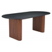 Zuo Lassig Dining Table Black & Walnut - Bed & Sofa Hub