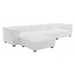 ZUO Tayte Sofa White - Bed & Sofa Hub