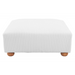 Zuo Tayte Ottoman White - Bed & Sofa Hub