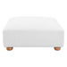 Zuo Tayte Ottoman White - Bed & Sofa Hub