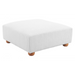 Zuo Tayte Ottoman White - Bed & Sofa Hub