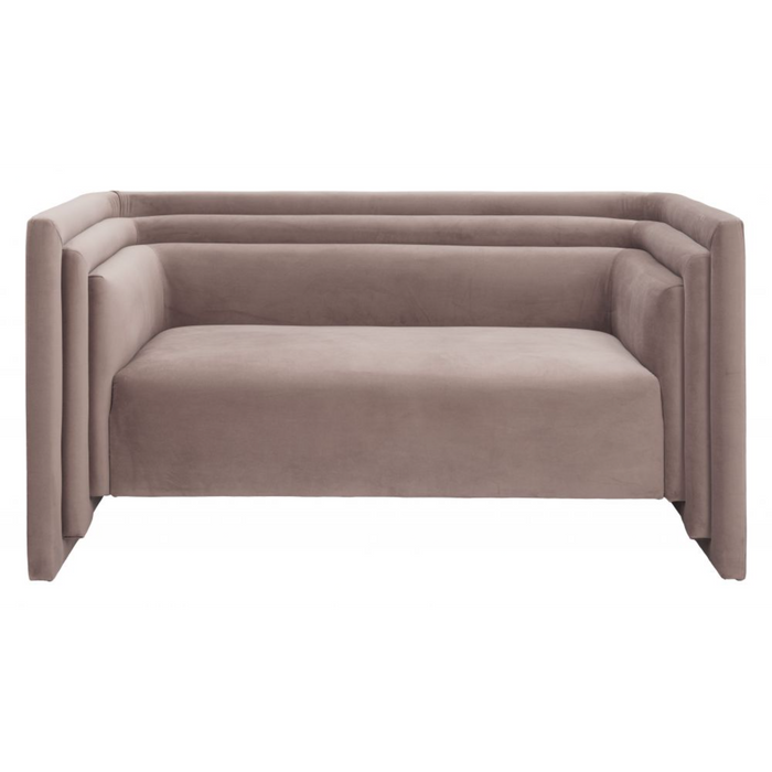 ZUO Trippel Loveseat Sofa Taupe - Bed & Sofa Hub