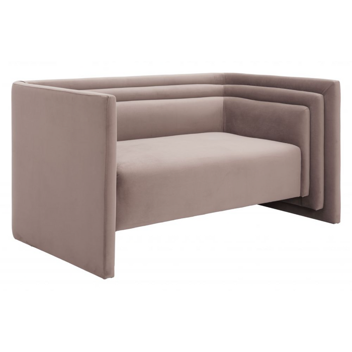 ZUO Trippel Loveseat Sofa Taupe - Bed & Sofa Hub