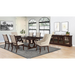 Coaster Brockway 7-piece Extension Leaf Dining Room Set Antique Java - Bed & Sofa Hub