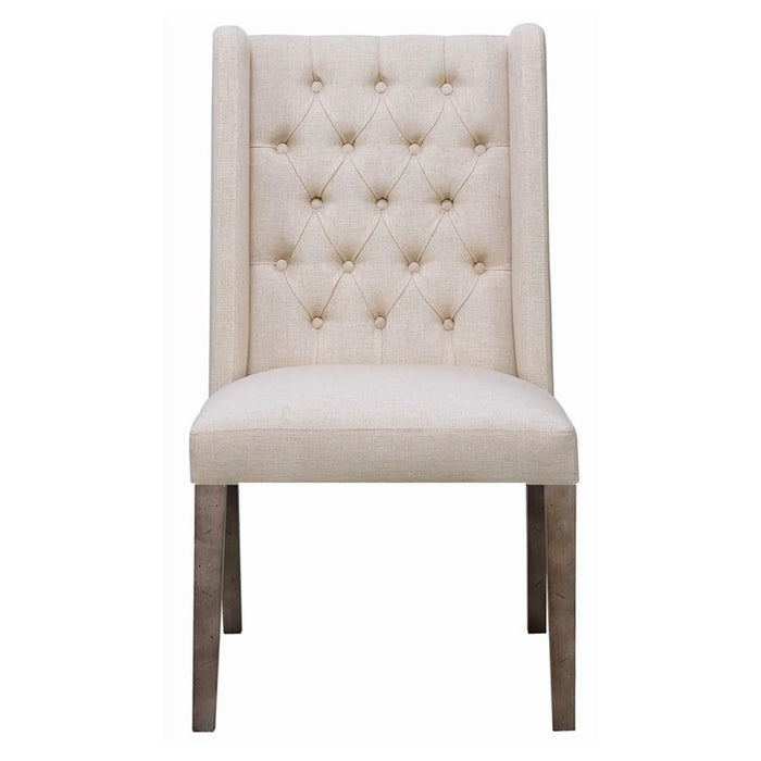 Coaster Bexley 6-piece Rectangular Live Edge Dining Room Table Set Honey - Bed & Sofa Hub