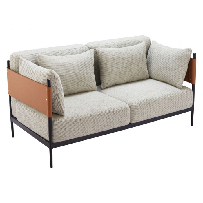 Zuo Stirbe Loveseat Gray - Bed & Sofa Hub