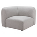 Zuo Biak Corner Chair Gray - Bed & Sofa Hub