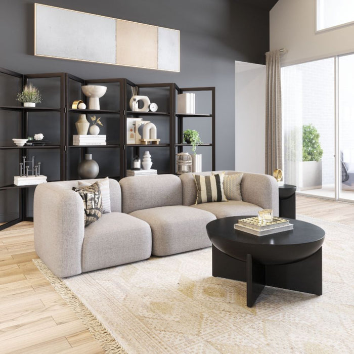 Zuo Biak Corner Chair Gray - Bed & Sofa Hub