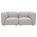 Zuo Biak Corner Chair Gray - Bed & Sofa Hub