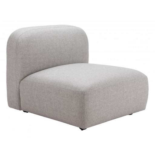 Zuo Biak Middle Chair Gray - Bed & Sofa Hub