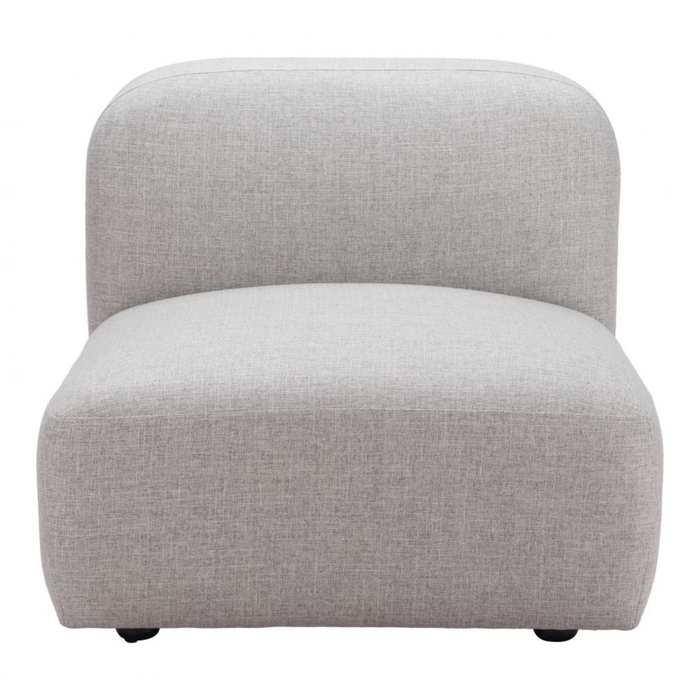 Zuo Biak Middle Chair Gray - Bed & Sofa Hub