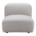 Zuo Biak Middle Chair Gray - Bed & Sofa Hub