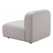 Zuo Biak Middle Chair Gray - Bed & Sofa Hub