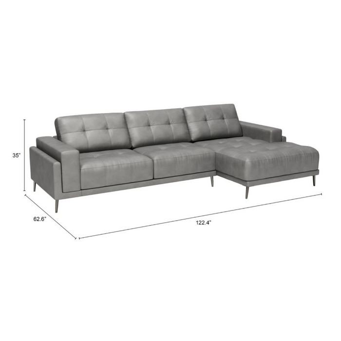 ZUO Bliss Chaise Sectional - Bed & Sofa Hub