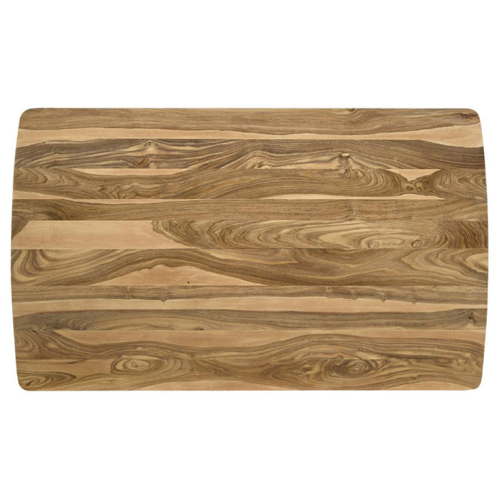 Coaster Partridge 7-piece Counter Dining Room Set Sheesham and Camel - Bed & Sofa Hub