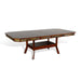 Sunny Designs Extension Dining Table with Double Butterfly Leaf Dark Chocolate - Bed & Sofa Hub
