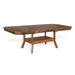 Sunny Designs Extension Table with Double Butterfly Leaf Rustic Oak - Bed & Sofa Hub