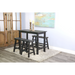 Sunny Designs Black Sand Counter Table Black Sand - Bed & Sofa Hub