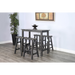 Sunny Designs Simple Wood Pub Table Black Sand - Bed & Sofa Hub