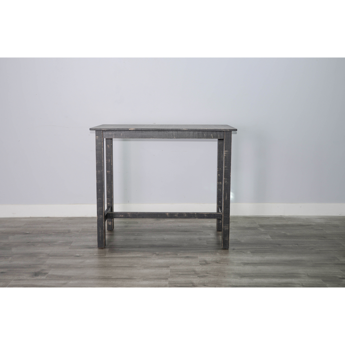 Sunny Designs Simple Wood Pub Table Black Sand - Bed & Sofa Hub
