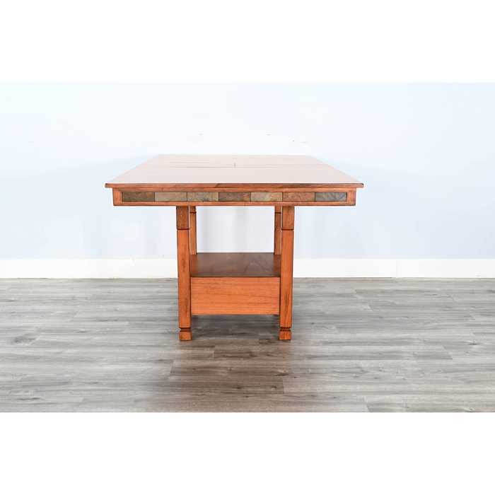 Sunny Designs Sedona 42" Traditional Wood Dining Table Rustic Oak - Bed & Sofa Hub