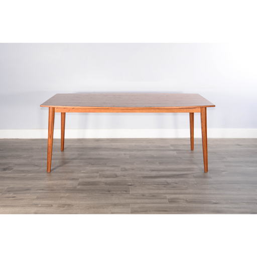 Sunny Designs Mid-century Wood Dining Table Cinnamon - Bed & Sofa Hub