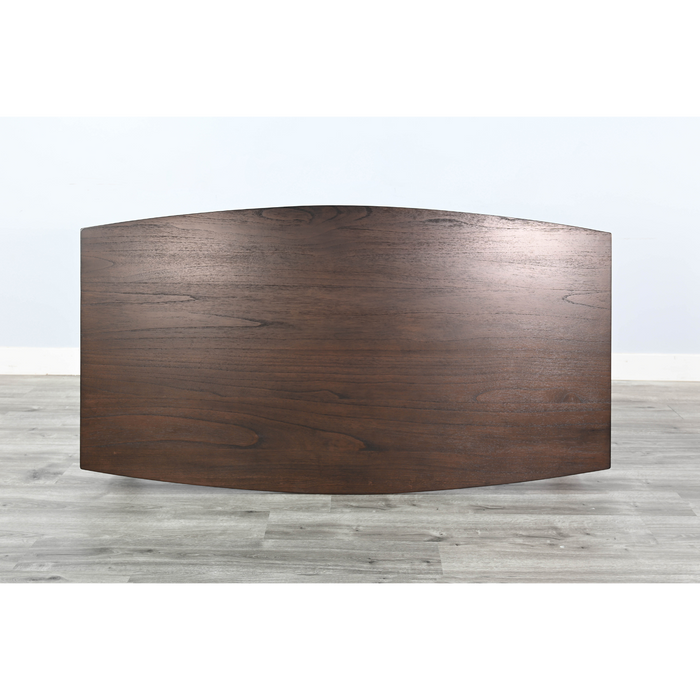 Sunny Designs Mid-century Wood Dining Table Walnut - Bed & Sofa Hub