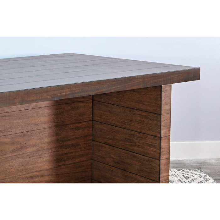 Sunny Designs Boise Counter Wood Dining Table Tobacco Leaf/Buckskin - Bed & Sofa Hub